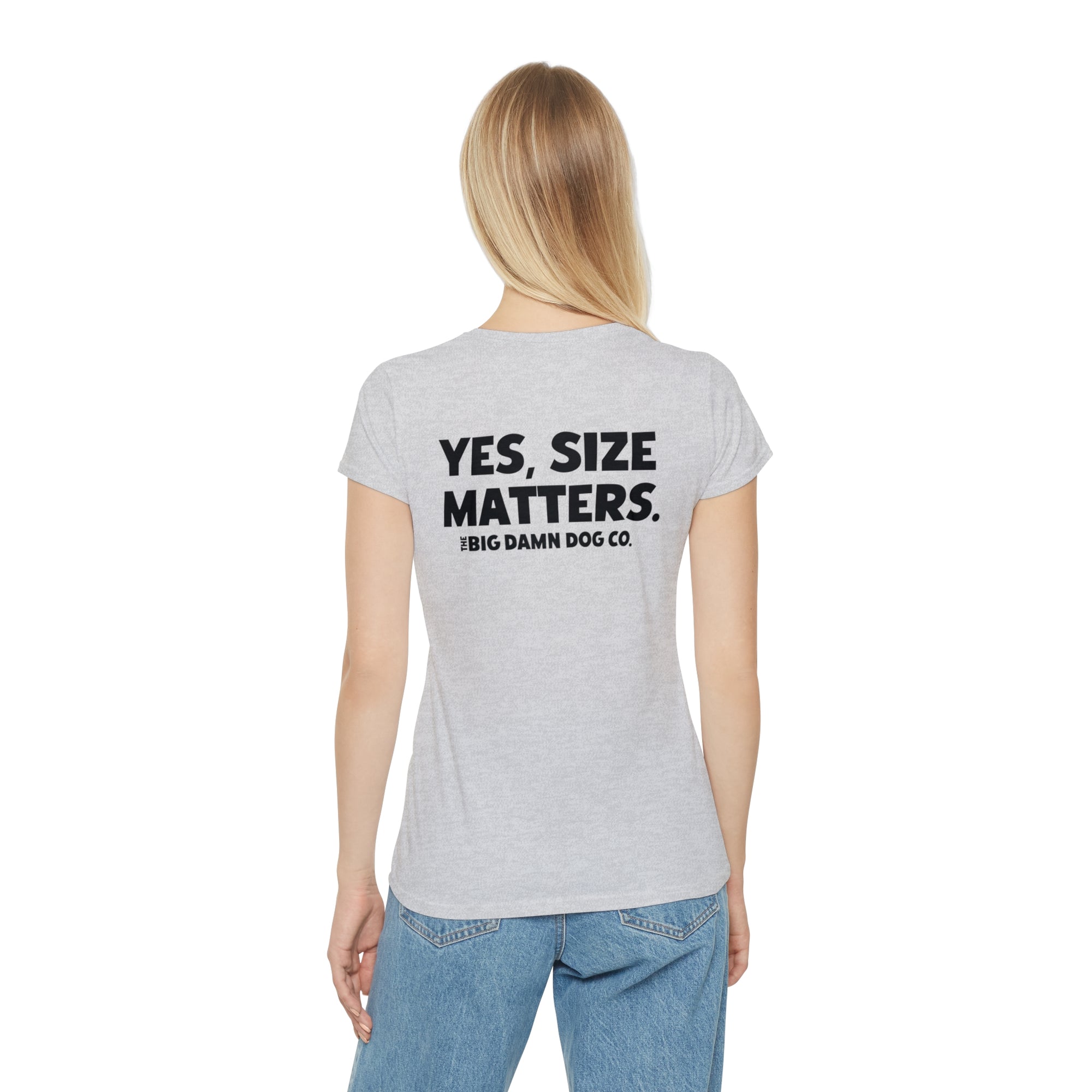 "YES, SIZE MATTERS." Women's T-Shirt