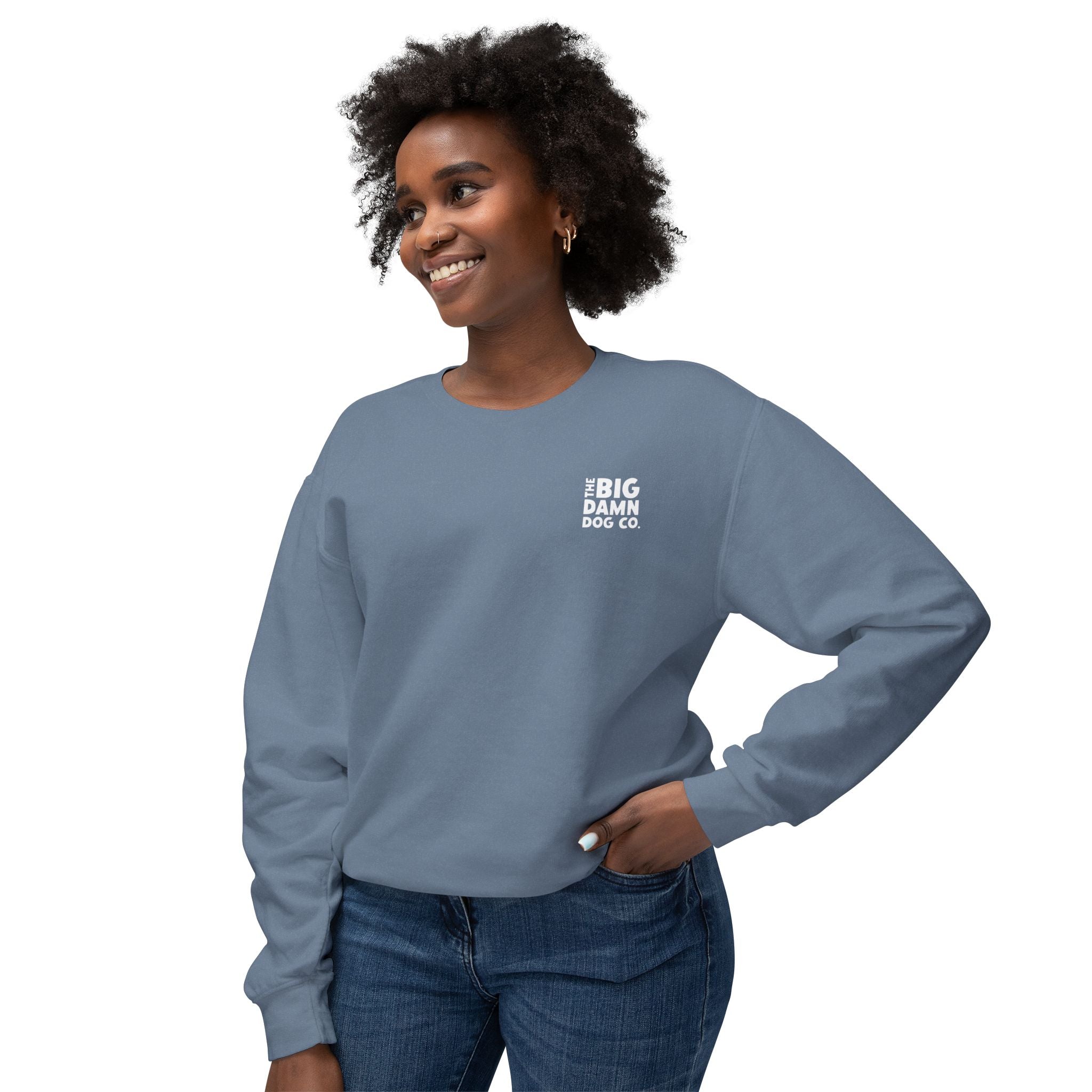"YES, SIZE MATTERS." Crewneck