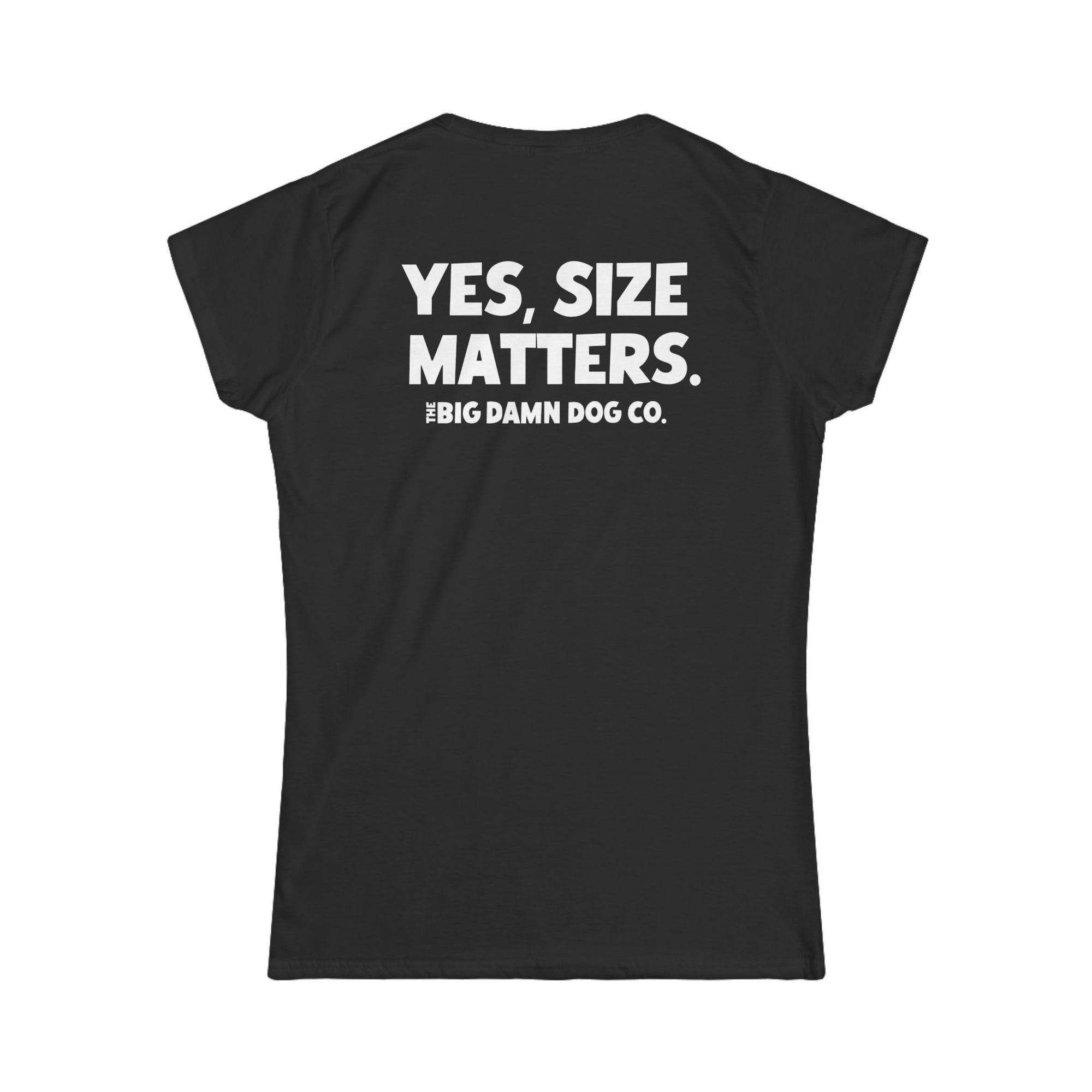 "YES, SIZE MATTERS." Women's T-Shirt [V2]