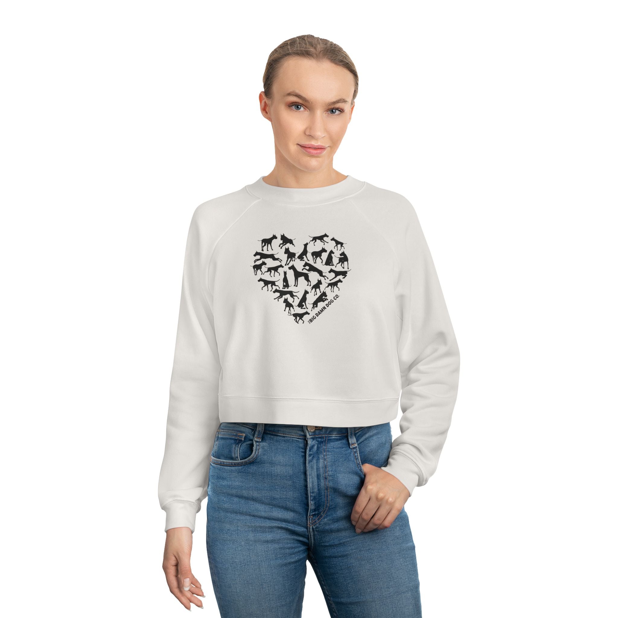 I <3 Great Danes Crop Sweater