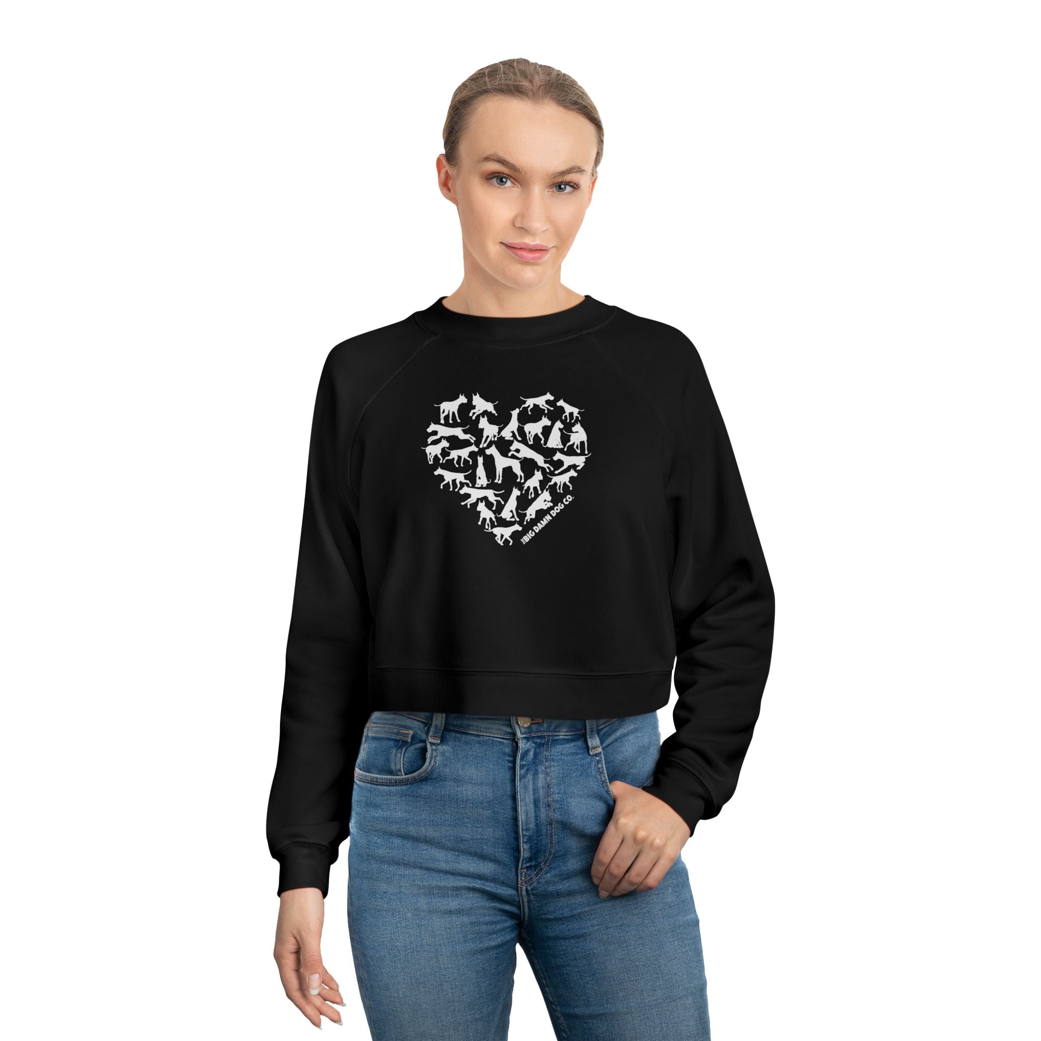 I <3 Great Danes Crop Sweater