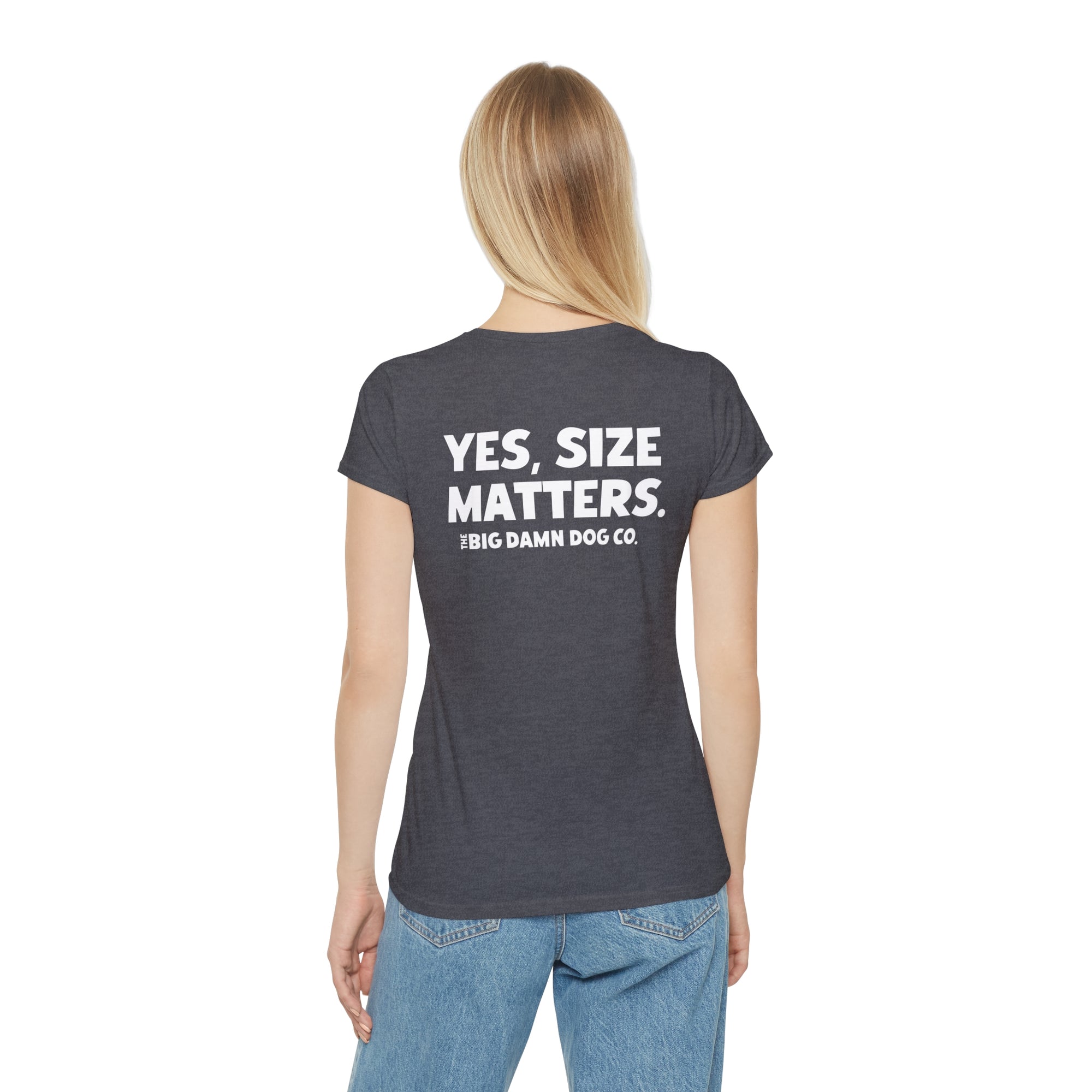 "YES, SIZE MATTERS." Women's T-Shirt